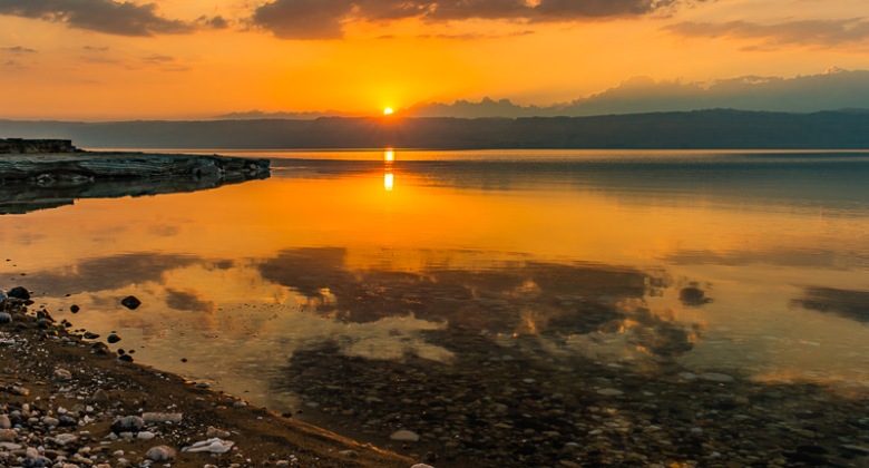 Totes Meer, Dead Sea, Sonnenuntergang
